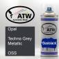 Preview: Opel, Techno Grey Metallic, OSS: 400ml Sprühdose, von ATW Autoteile West.